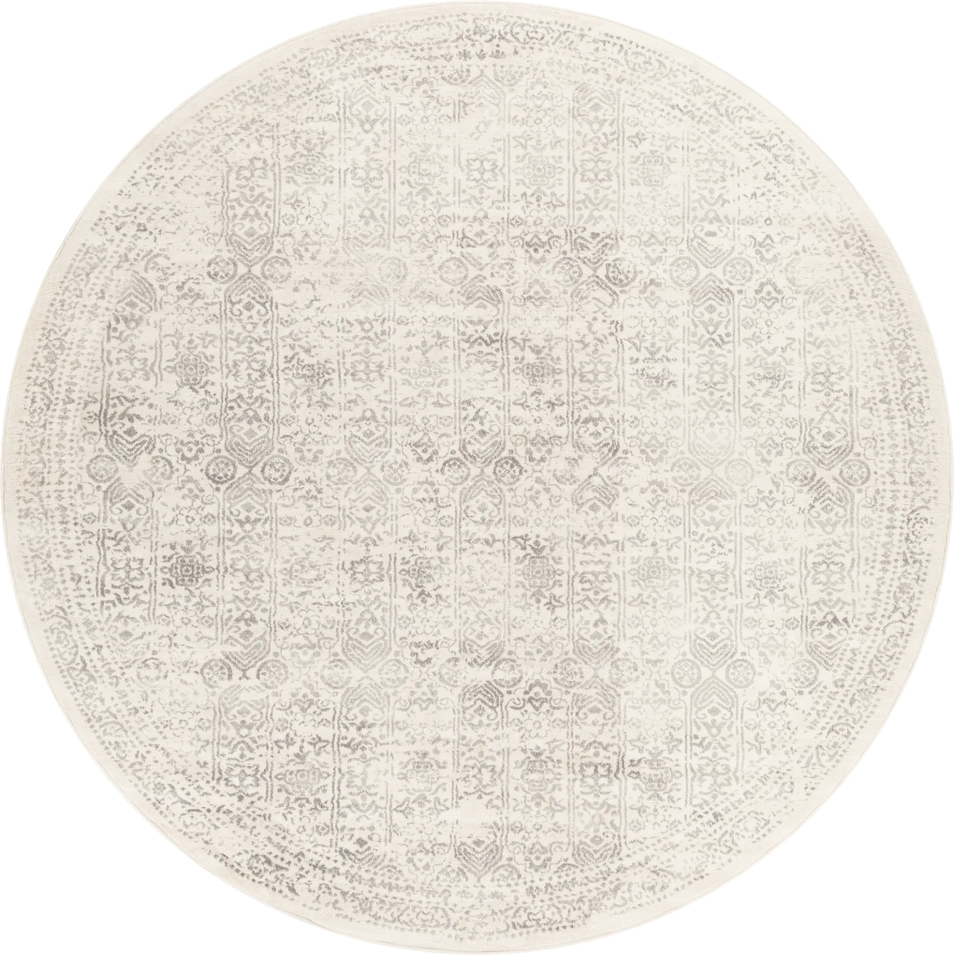 Shinnwood III Cream 7'10 Round Rug - Image 1