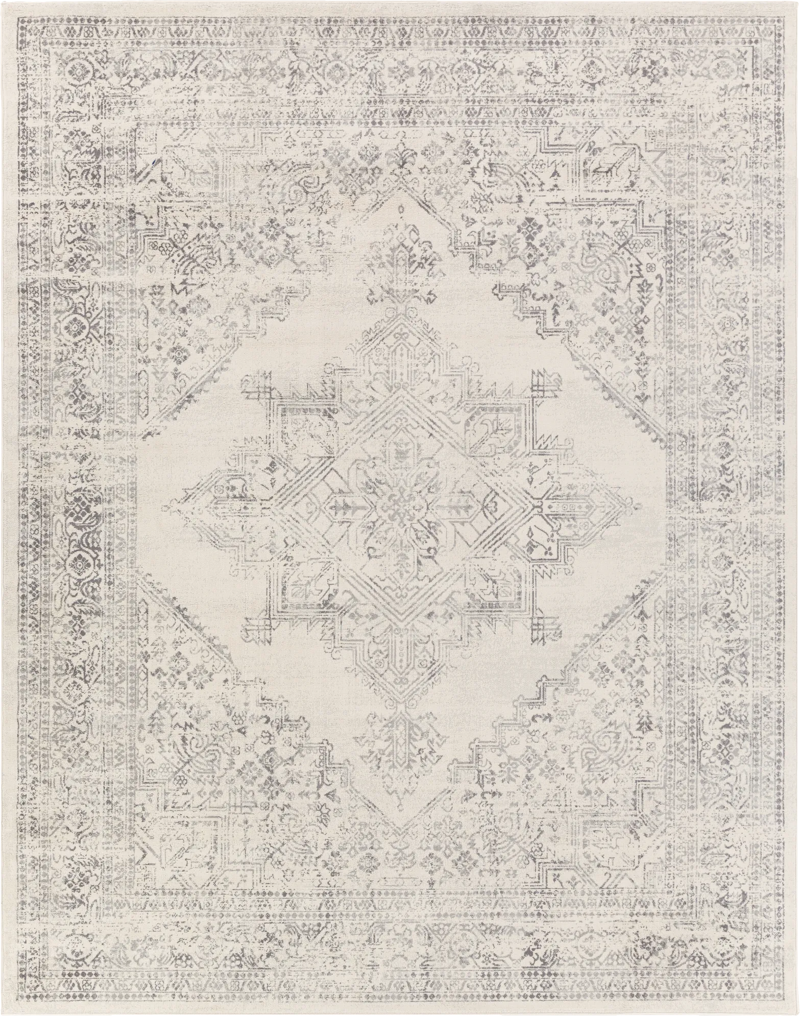 Shinnwood V White 7'10 x 10' Rug