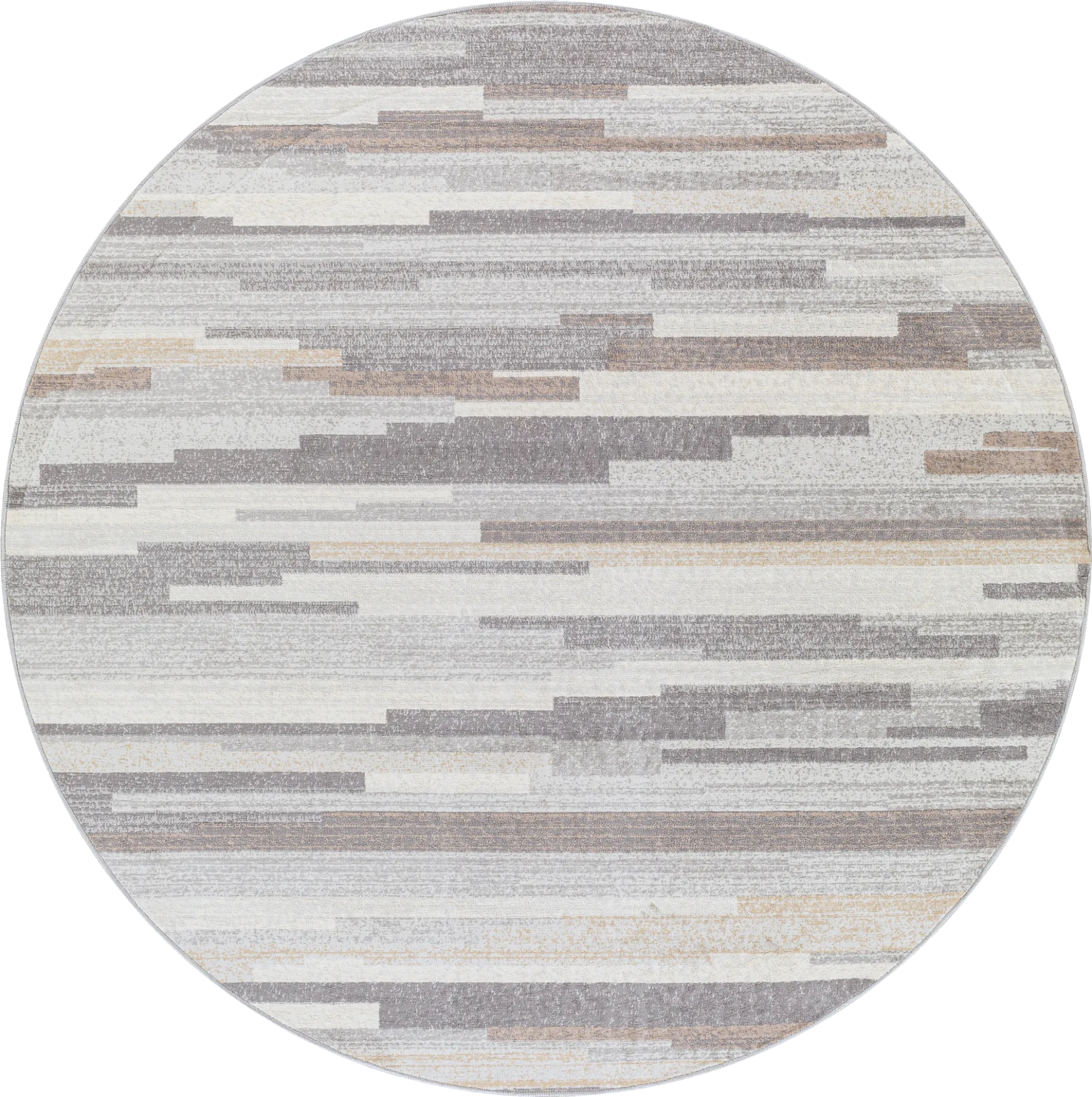 Sherbon I Gray 6'7 Round Rug - Image 1