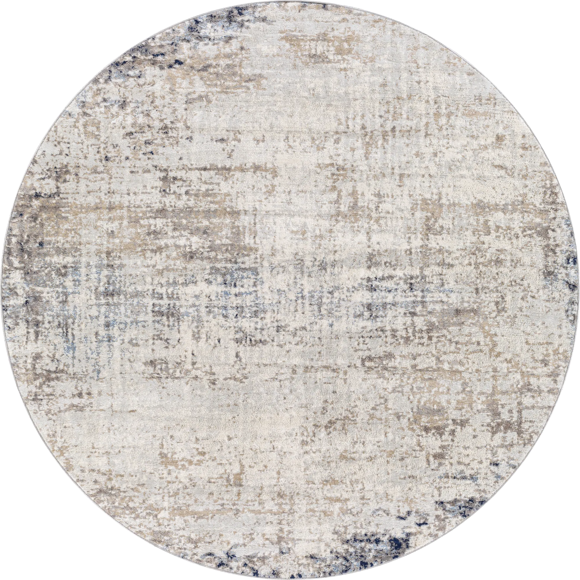 Sherbon IV Gray 6'7 Round Rug - Thumbnail - Image 1