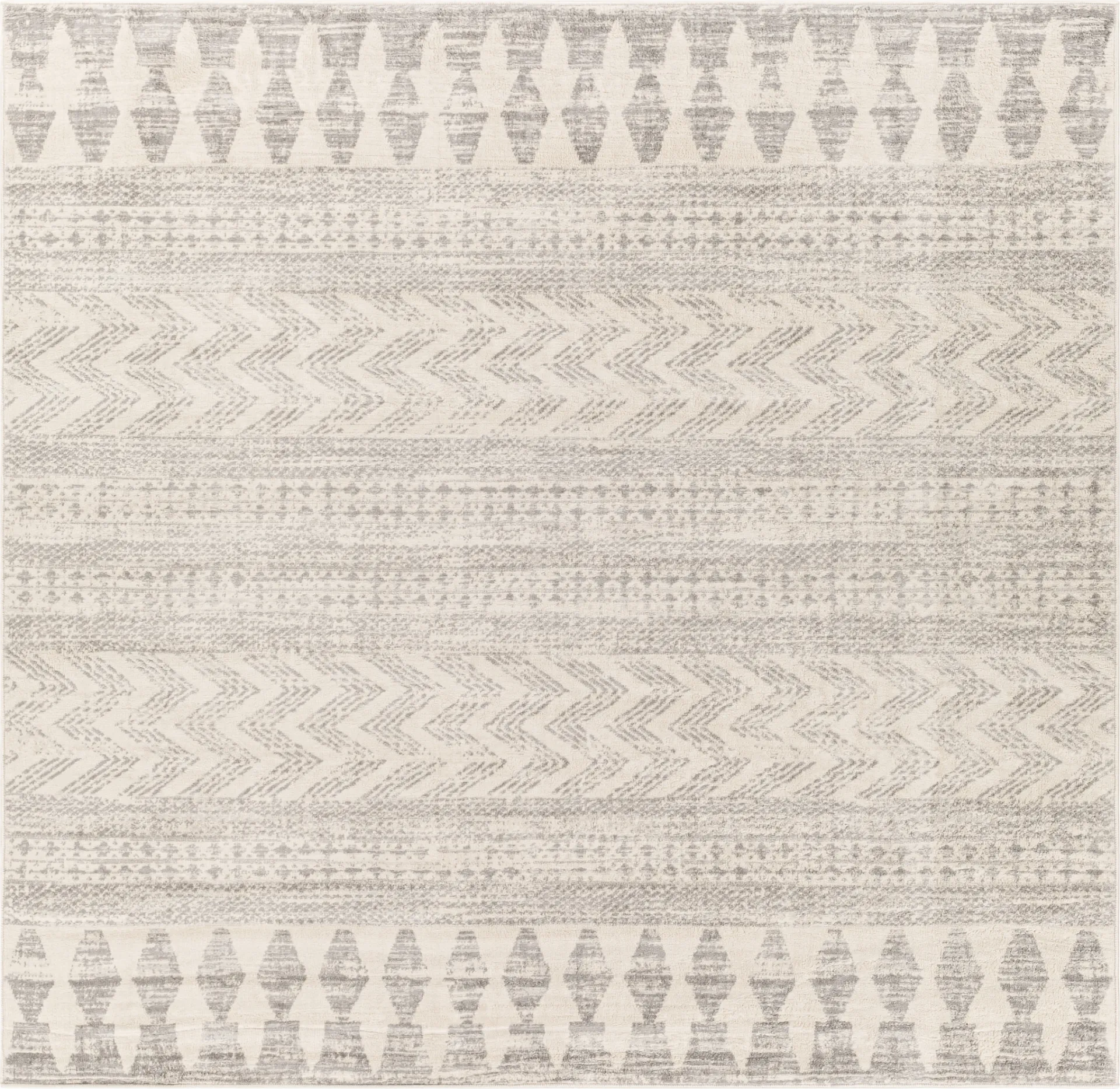 Sherbon V Off-White 6'7 Square Rug - Image 1