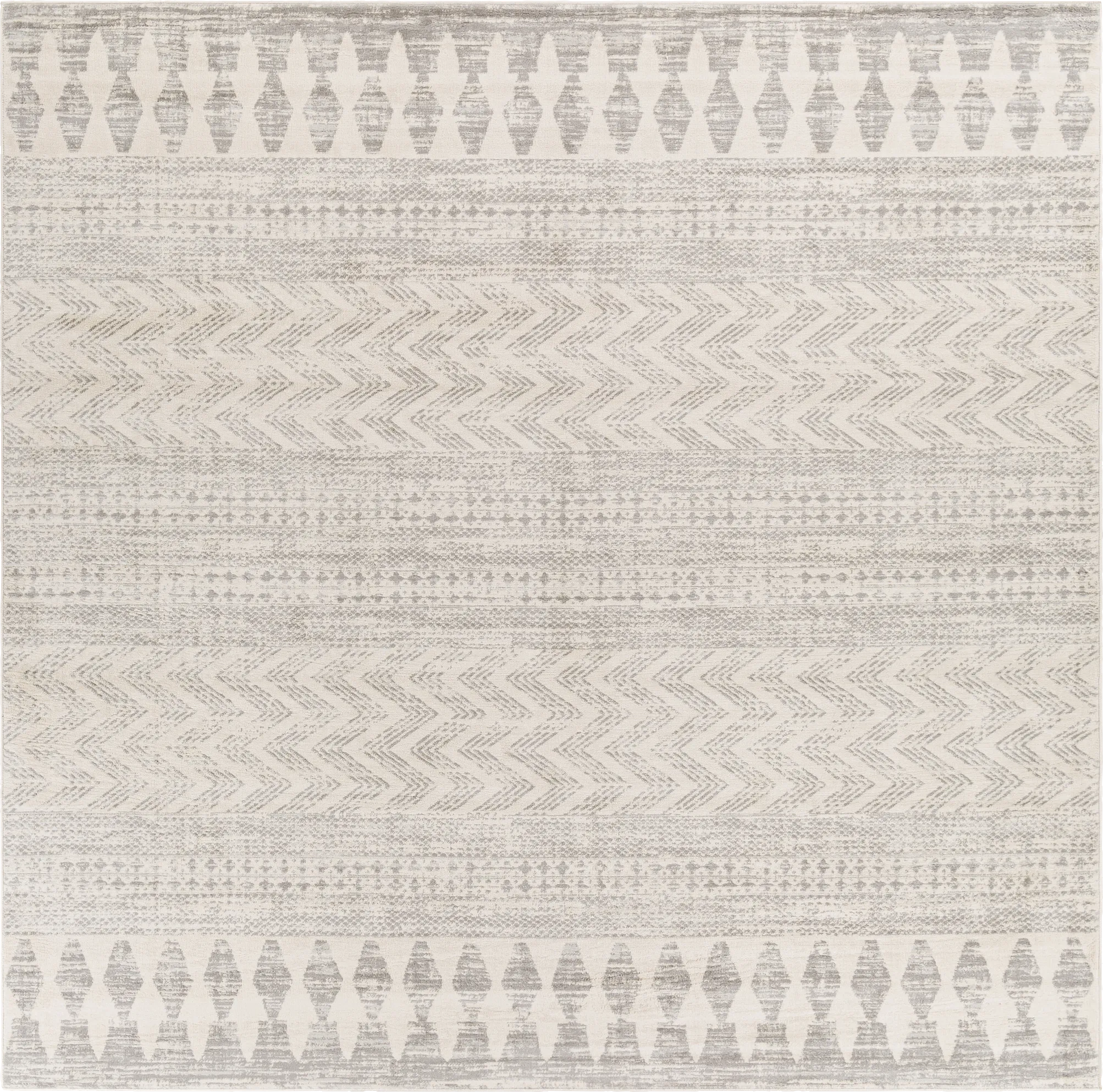Sherbon V Off-White 7'10 Square Rug - Thumbnail - Image 1