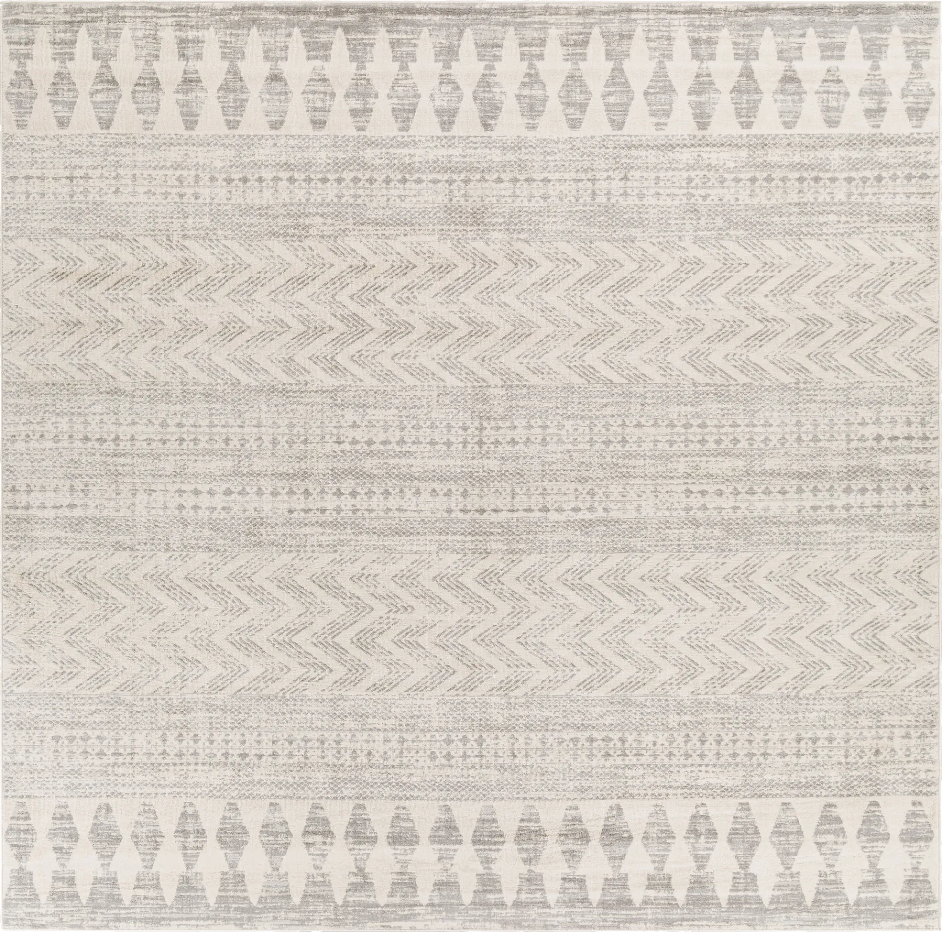 Sherbon V Off-White 7'10 Square Rug - Image 1