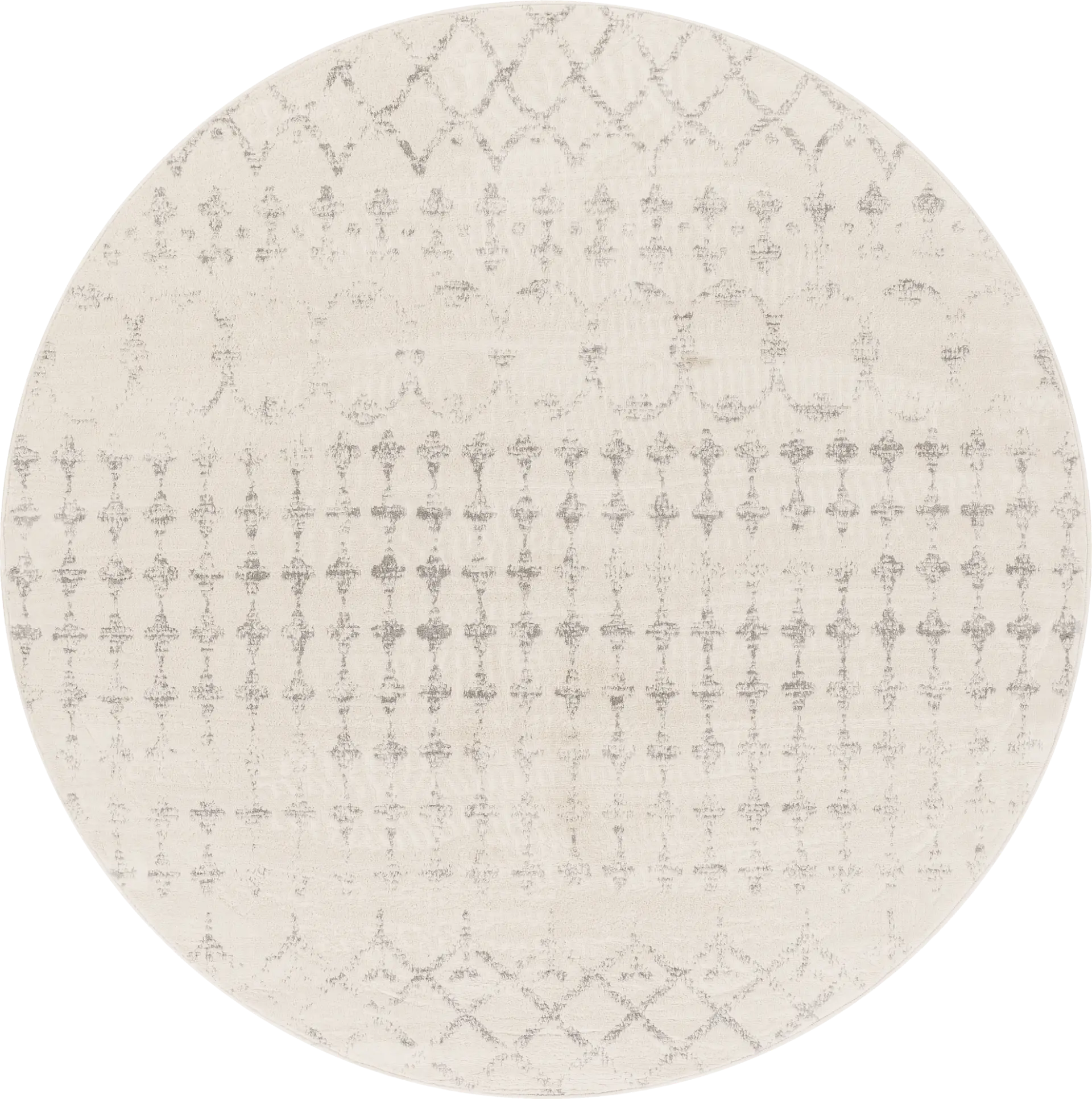 Sharease II Off-White 6'7 Round Rug