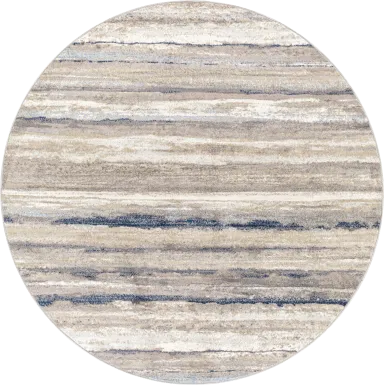 Sharease III Navy 6'7 Round Rug