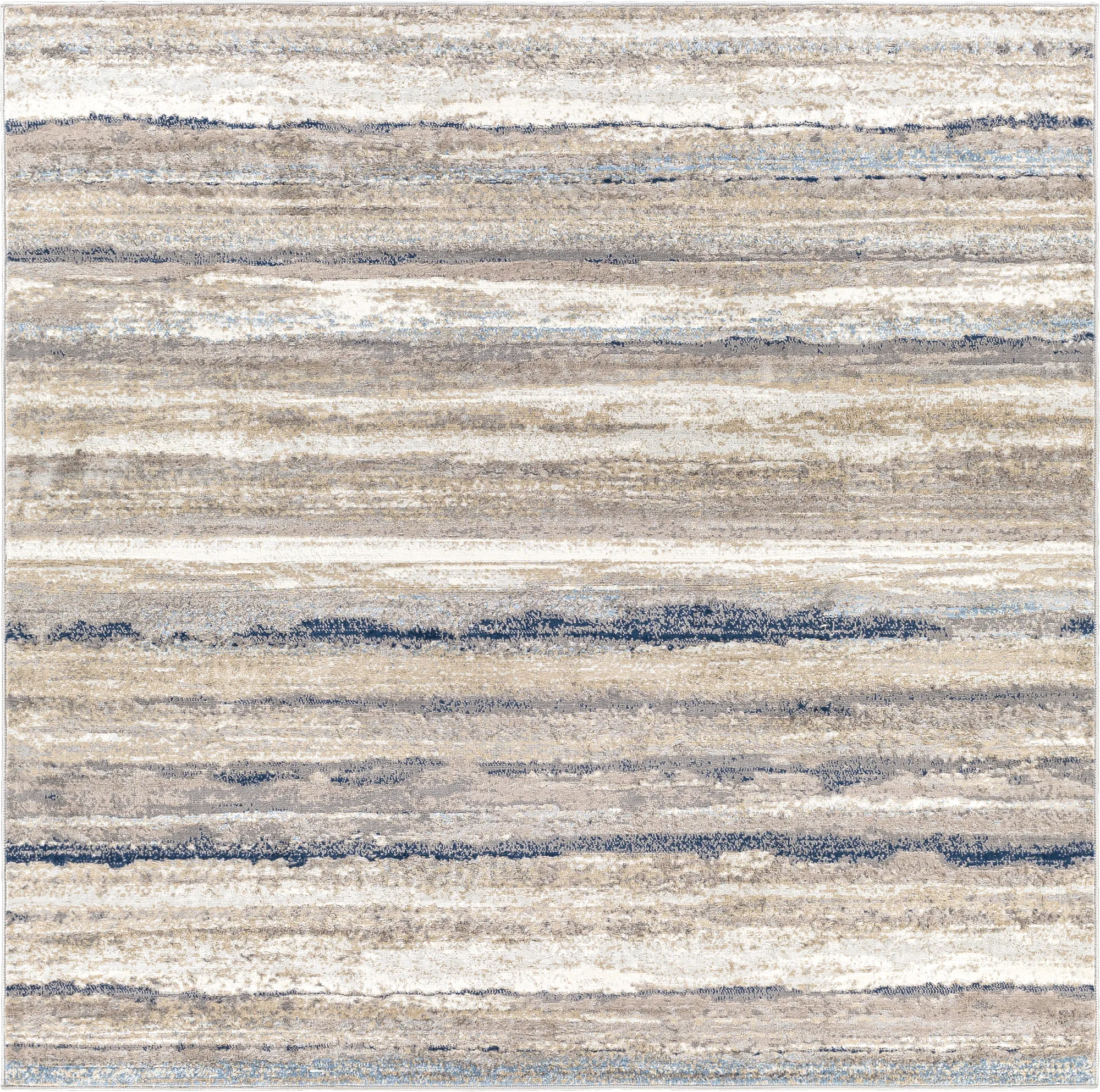 Sharease III Navy 6'7 Square Rug - Thumbnail - Image 1