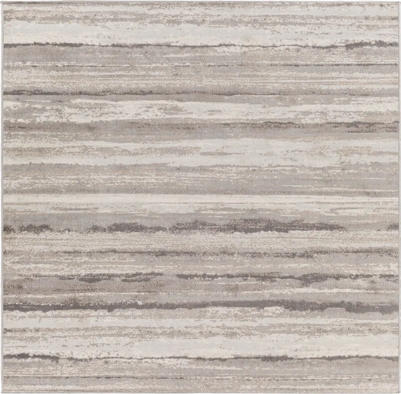 Sherbon III Gray 6'7 Square Rug