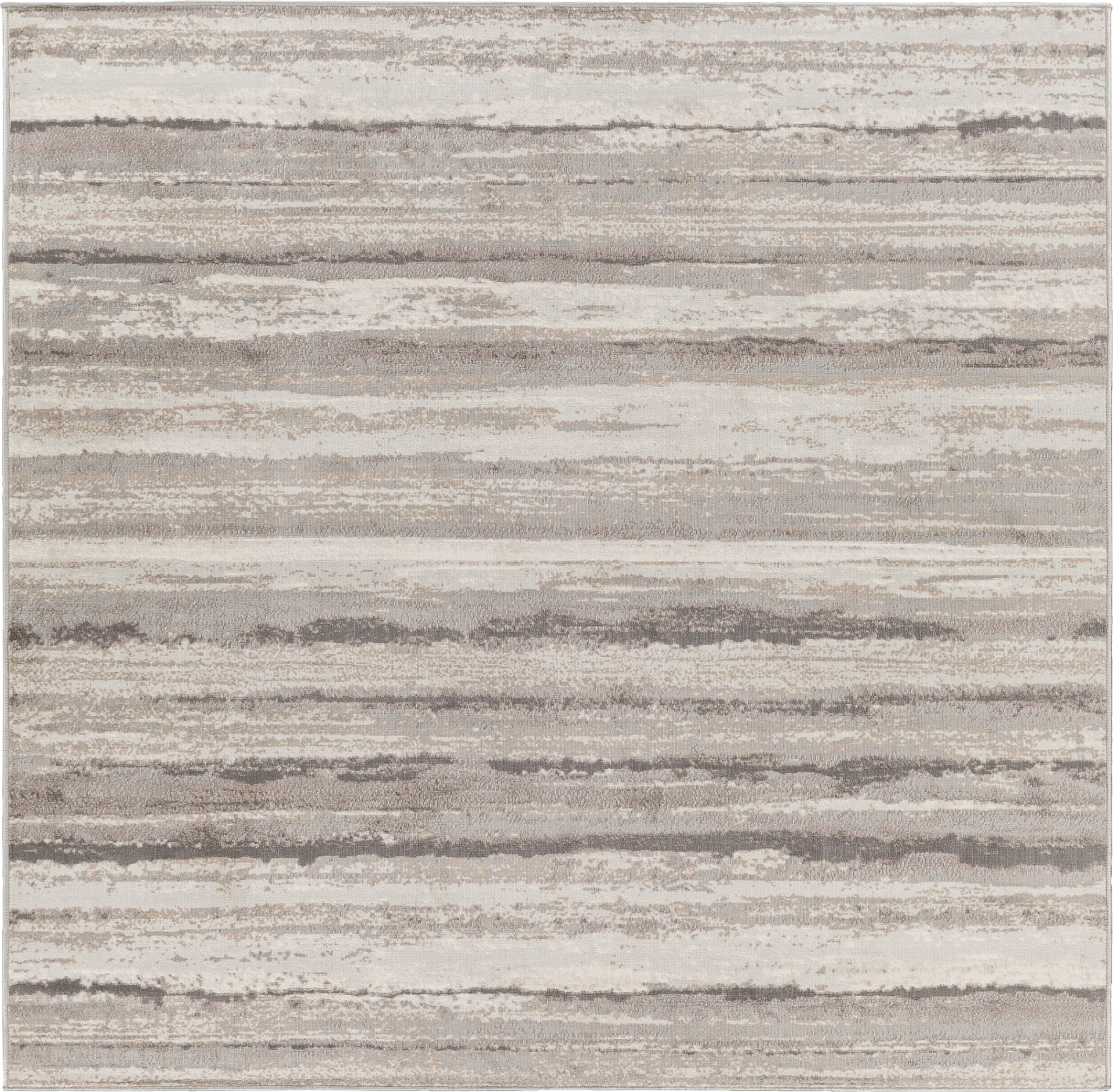 Sherbon III Gray 6'7 Square Rug - Image 1
