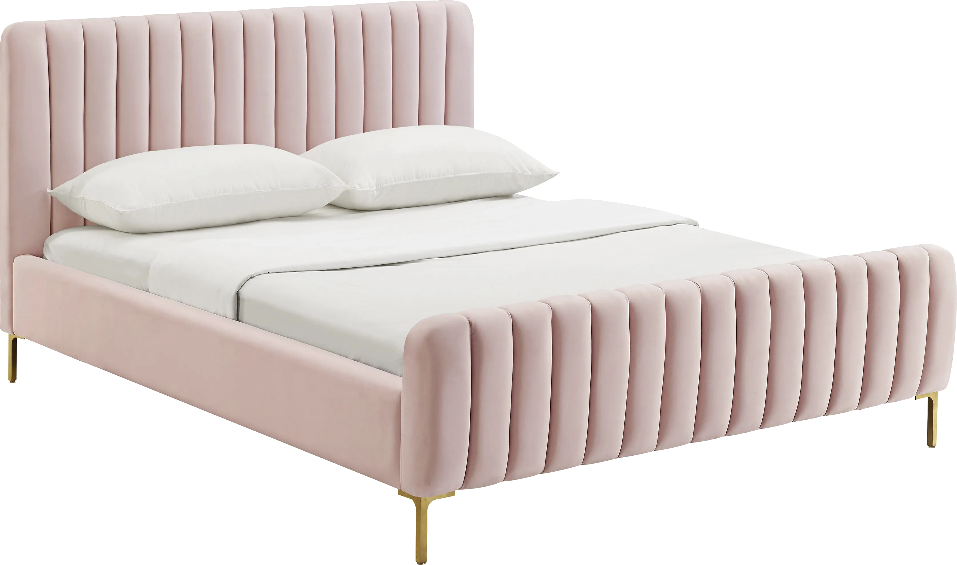 Delia May Pink Blush Full Bed - Thumbnail - Image 1
