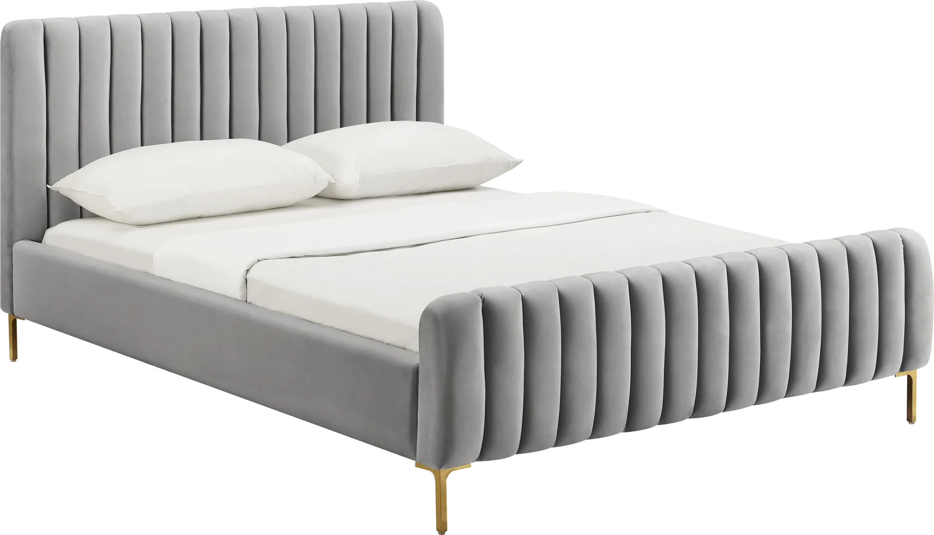 Delia May Gray Full Bed - Image 1