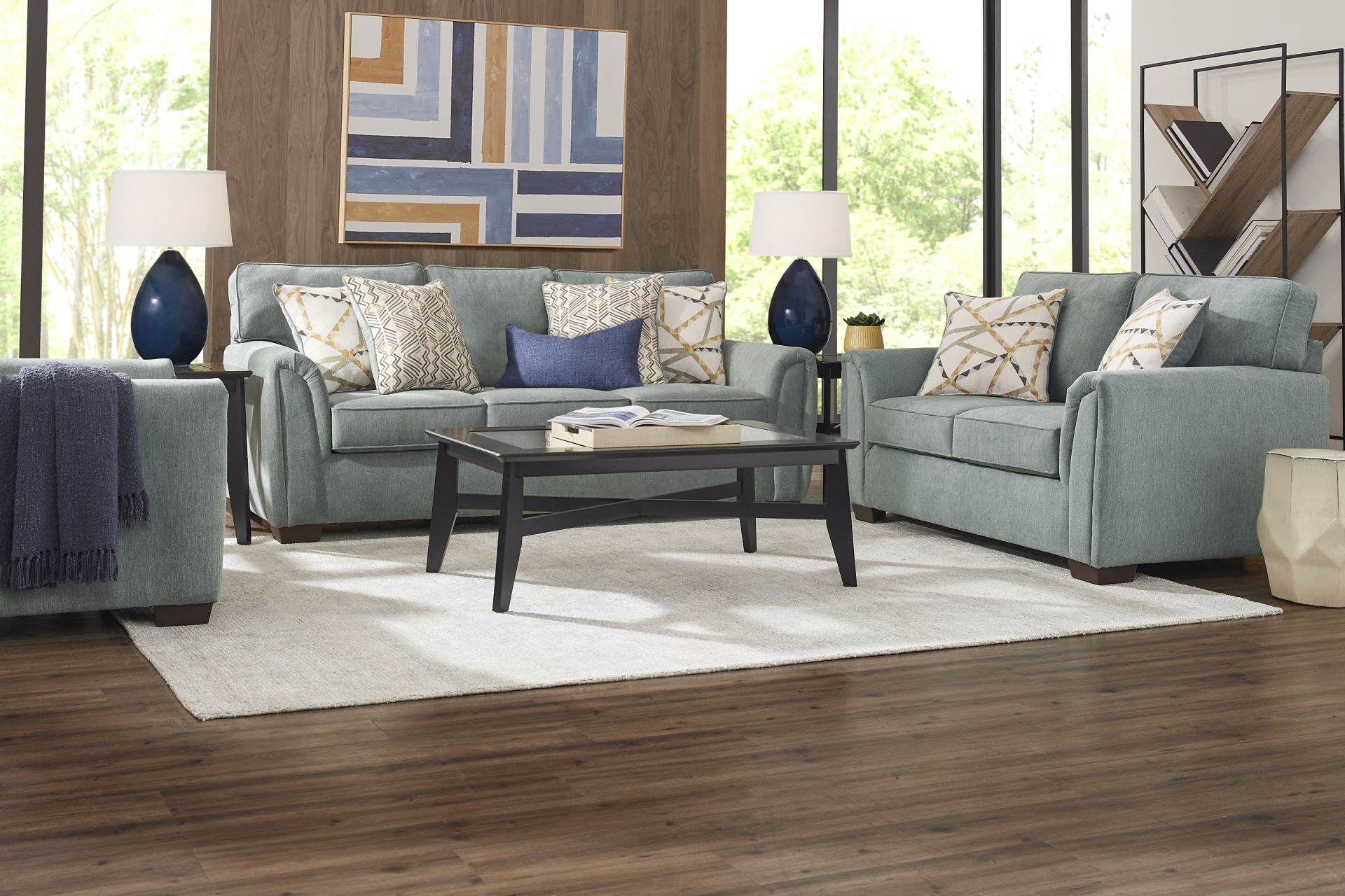 Amalie Teal Sofa - Image 2