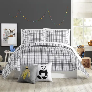 Kids Mintvale Charcoal Full/Queen Quilt