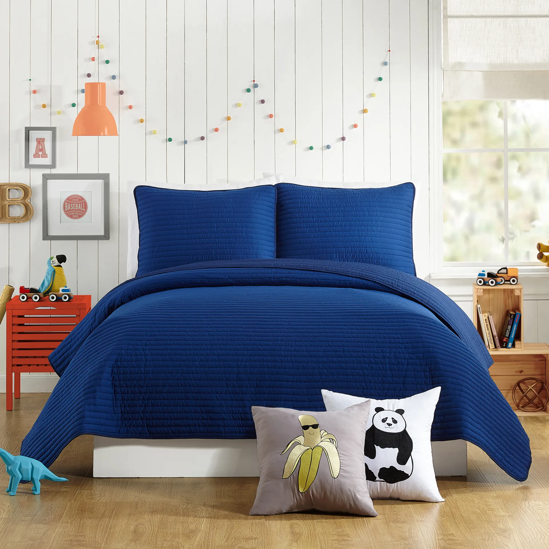 Kids Milhaven Blue Full/Queen Quilt - Image 1