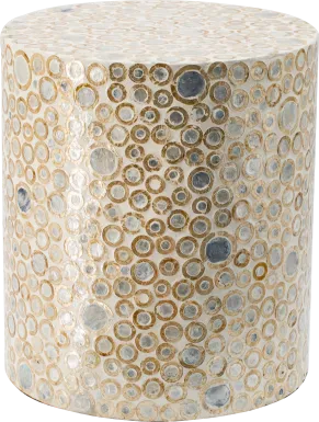 Bobrich Beige Accent Stool