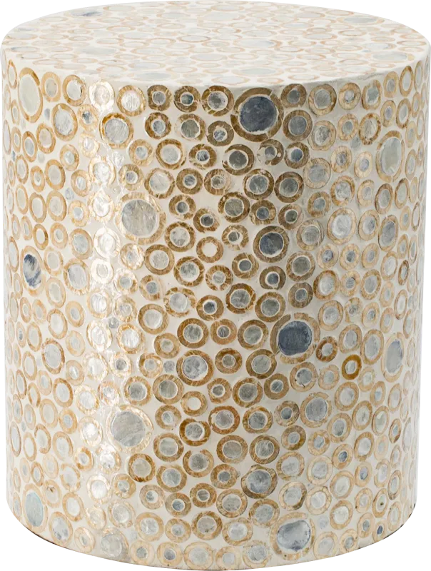 Bobrich Beige Accent Stool