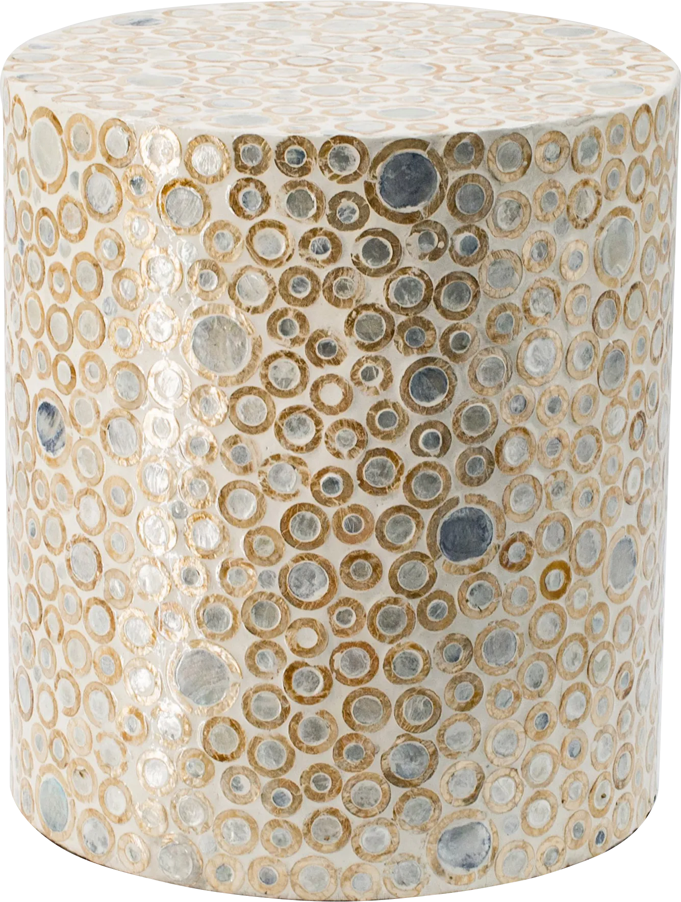 Bobrich Beige Accent Stool - Image 1