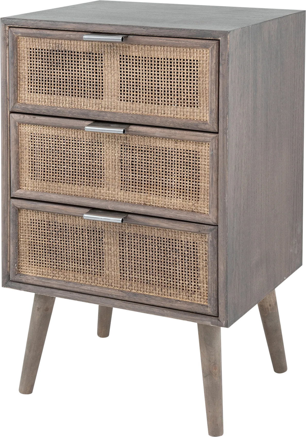 Brumana Gray 3 Drawer Accent Cabinet - Image 1