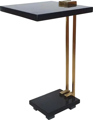 Bobbye Black Accent Table