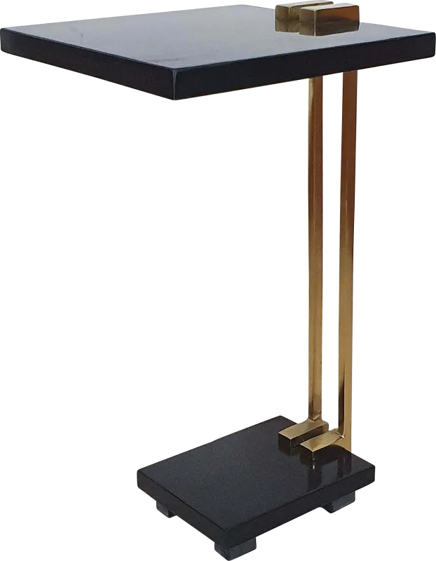Bobbye Black Accent Table