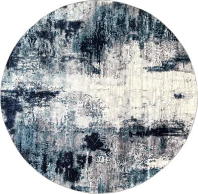 Polvogt I Blue 6'7 Round Rug