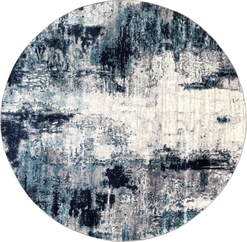 Polvogt I Blue 6'7 Round Rug