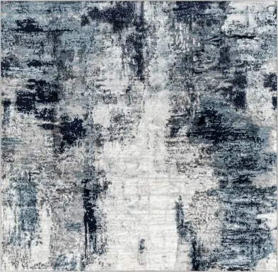 Polvogt I Blue 6'7 Square Rug