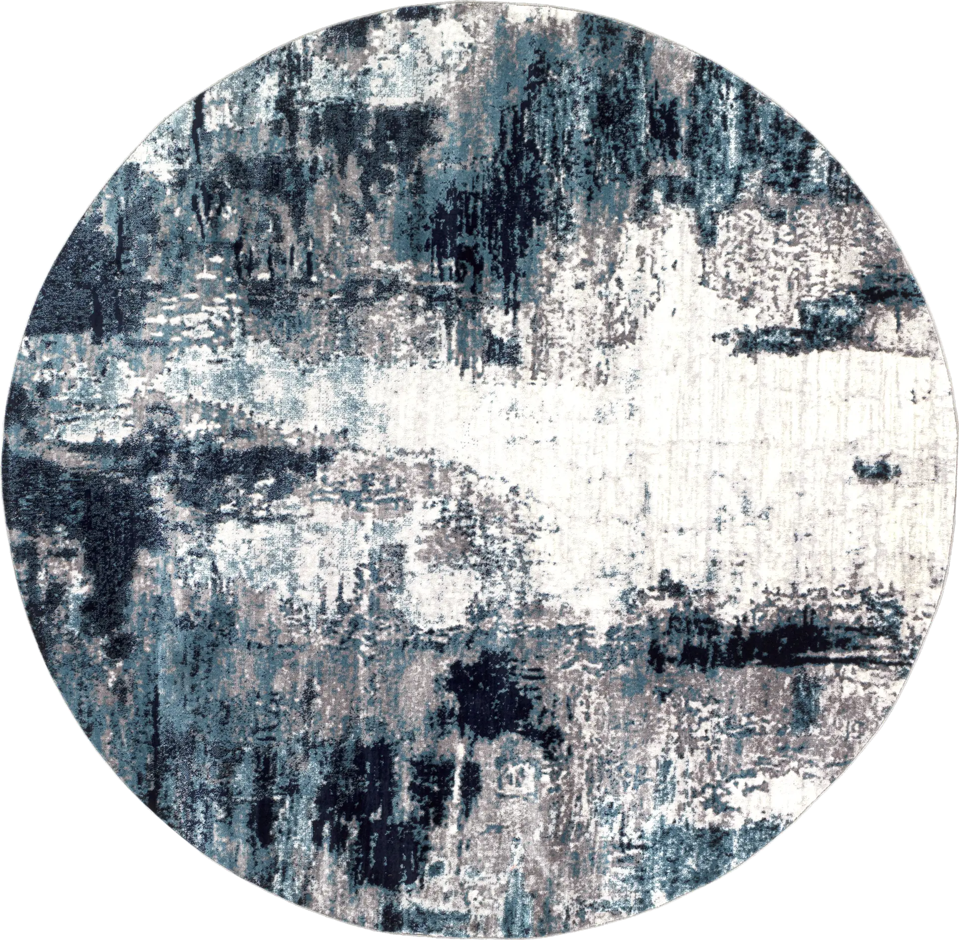 Polvogt I Blue 7'10 Round Rug