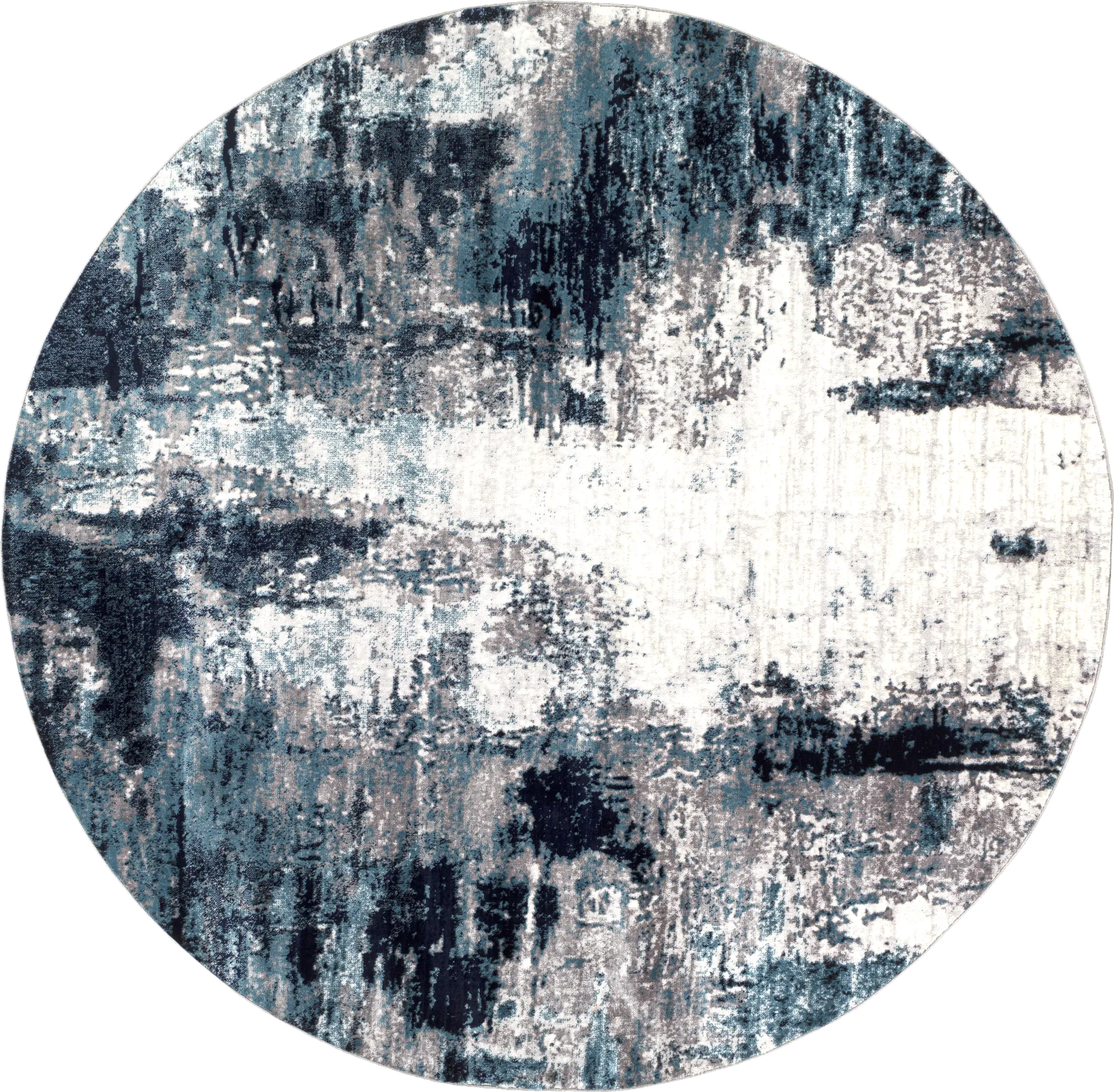 Polvogt I Blue 7'10 Round Rug - Image 1