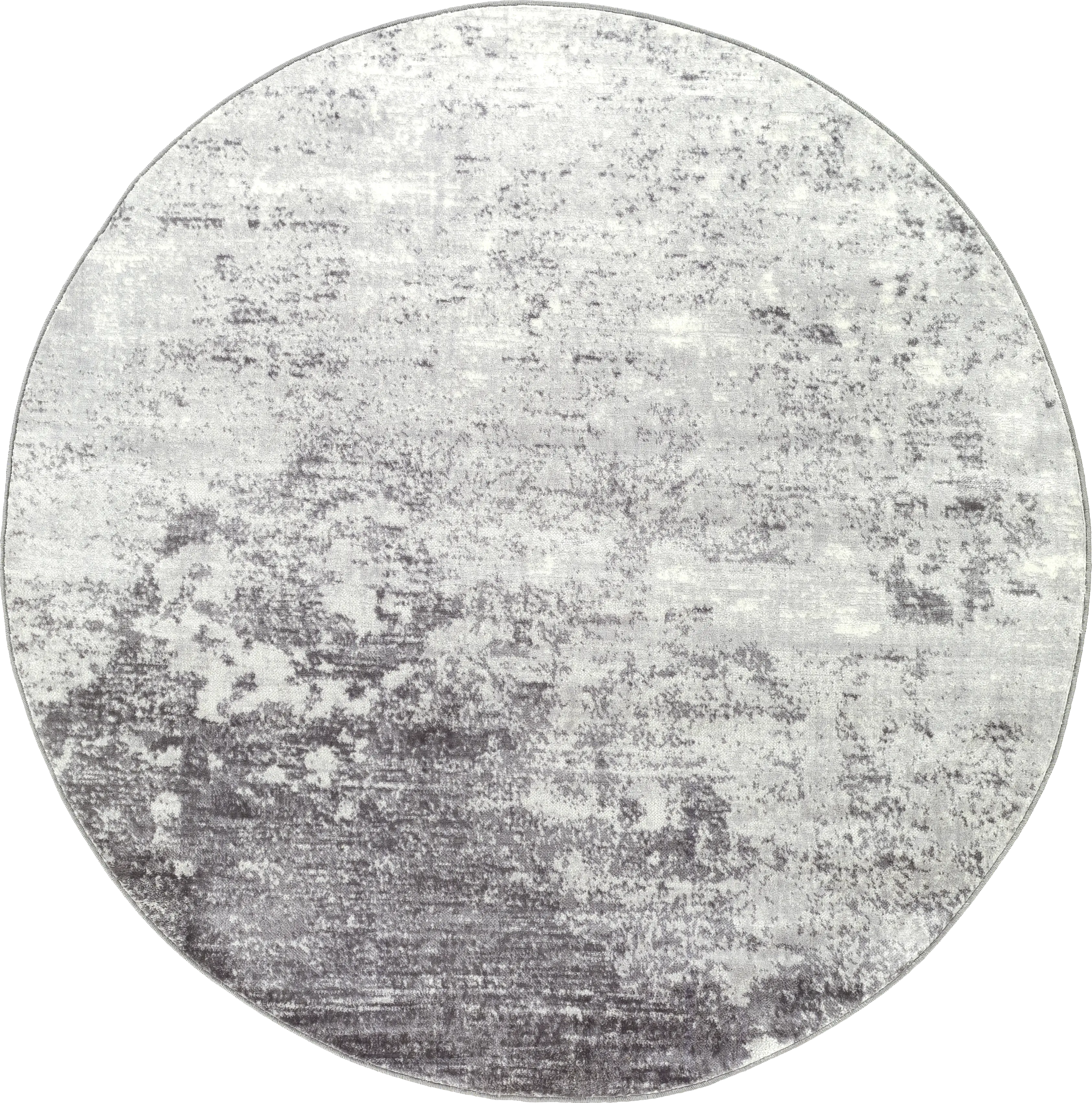 Polvogt II Slate 5'3 Round Rug - Thumbnail - Image 1