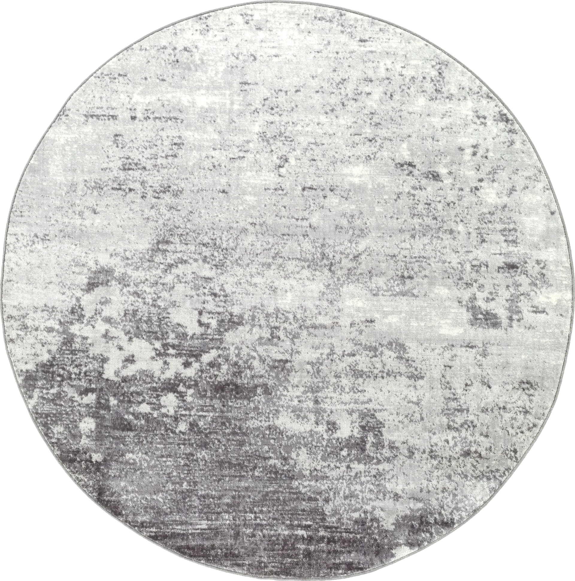 Polvogt II Slate 5'3 Round Rug - Image 1