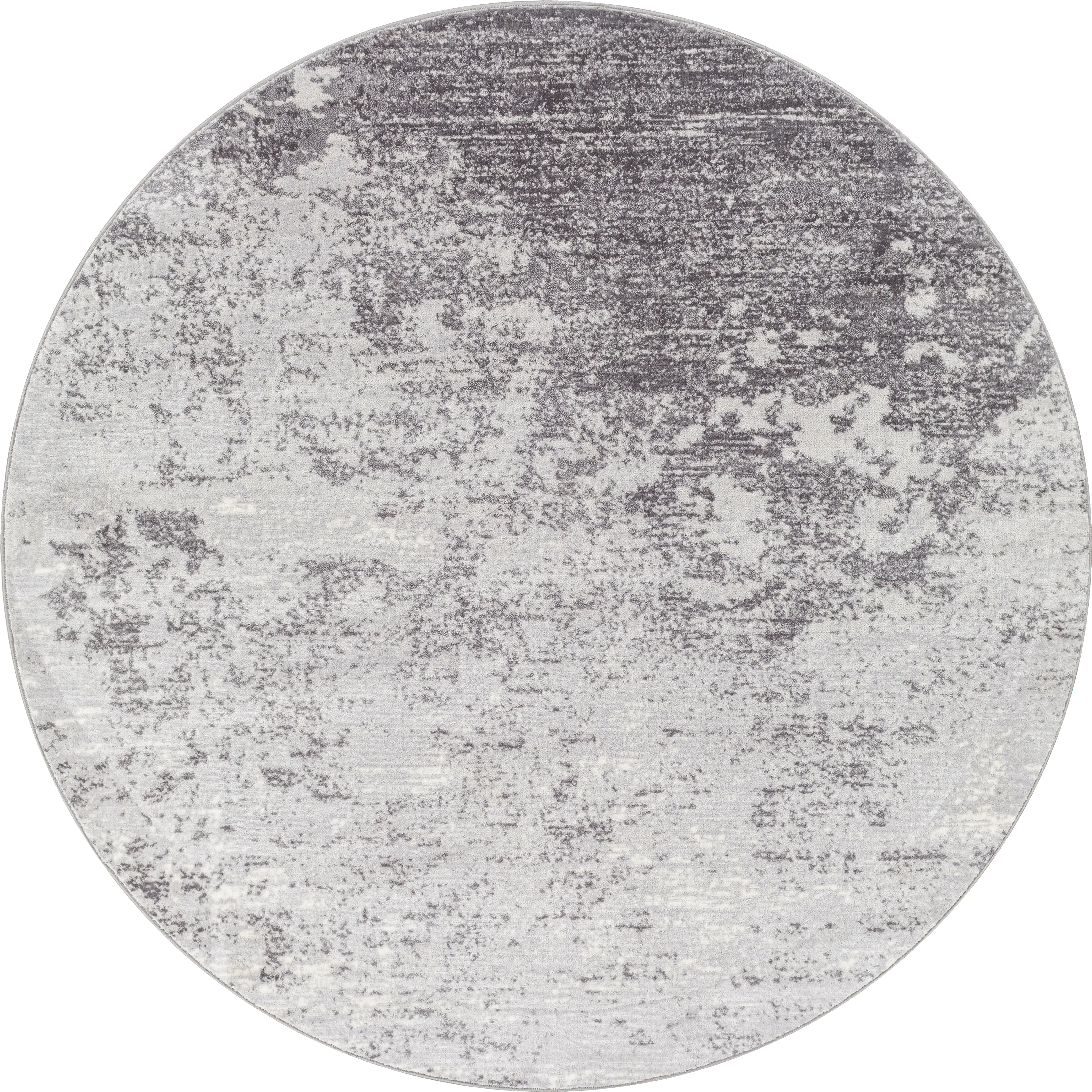 Polvogt II Slate 6'7 Round Rug - Thumbnail - Image 1