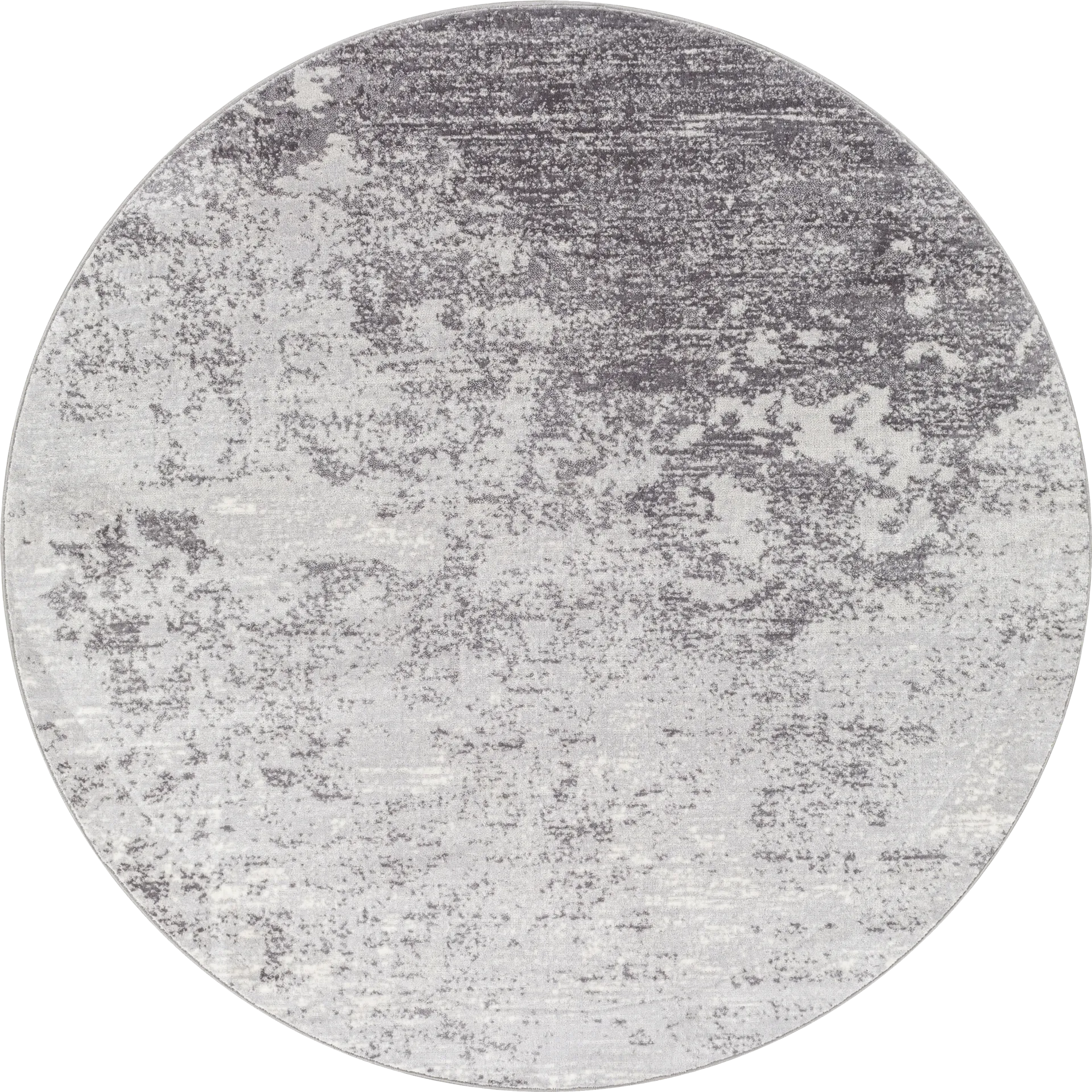 Polvogt II Slate 6'7 Round Rug - Image 1