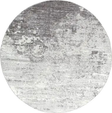 Polvogt II Slate 7'10 Round Rug