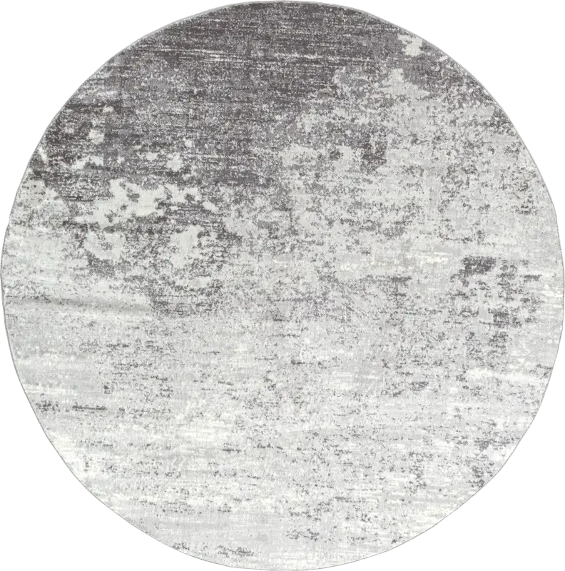 Polvogt II Slate 7'10 Round Rug