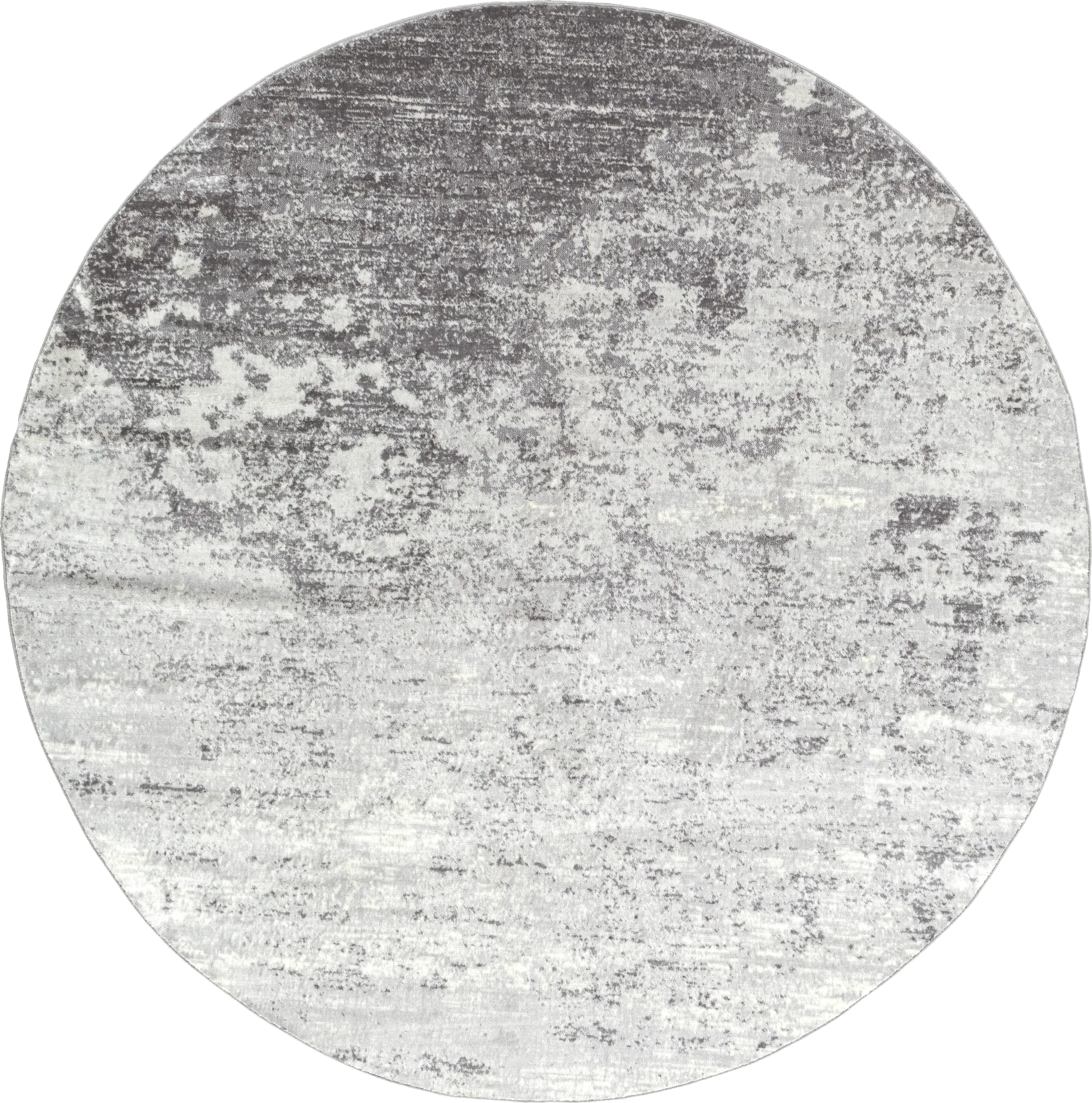 Polvogt II Slate 7'10 Round Rug - Image 1