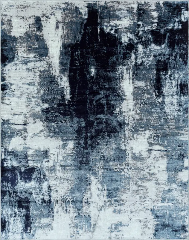 Polvogt III Blue 6'7 x 9' Rug