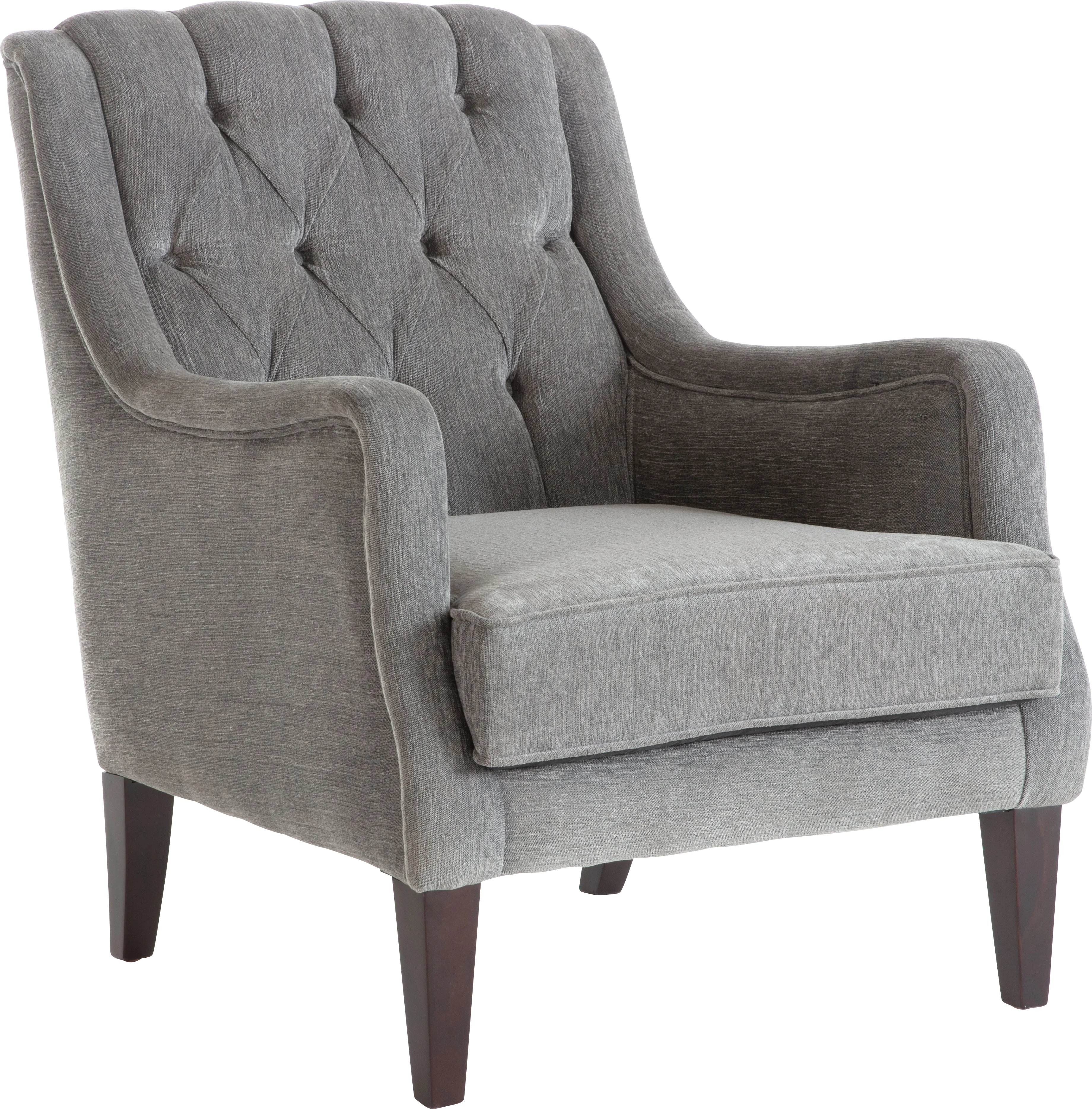 Loston Gray Accent Chair - Thumbnail - Image 1