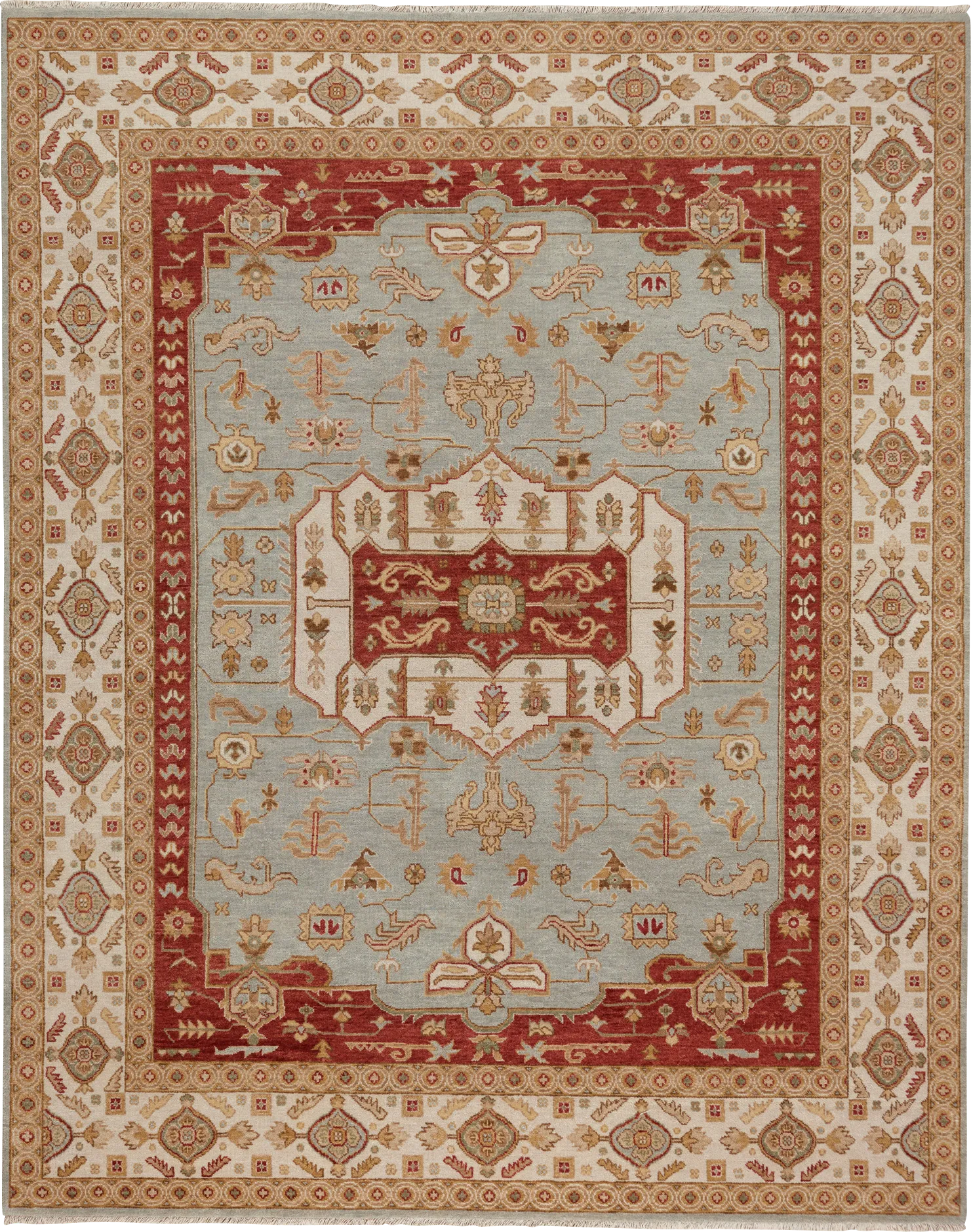 Evansville Blue 7'6' x 9'6' Rug - Thumbnail - Image 1