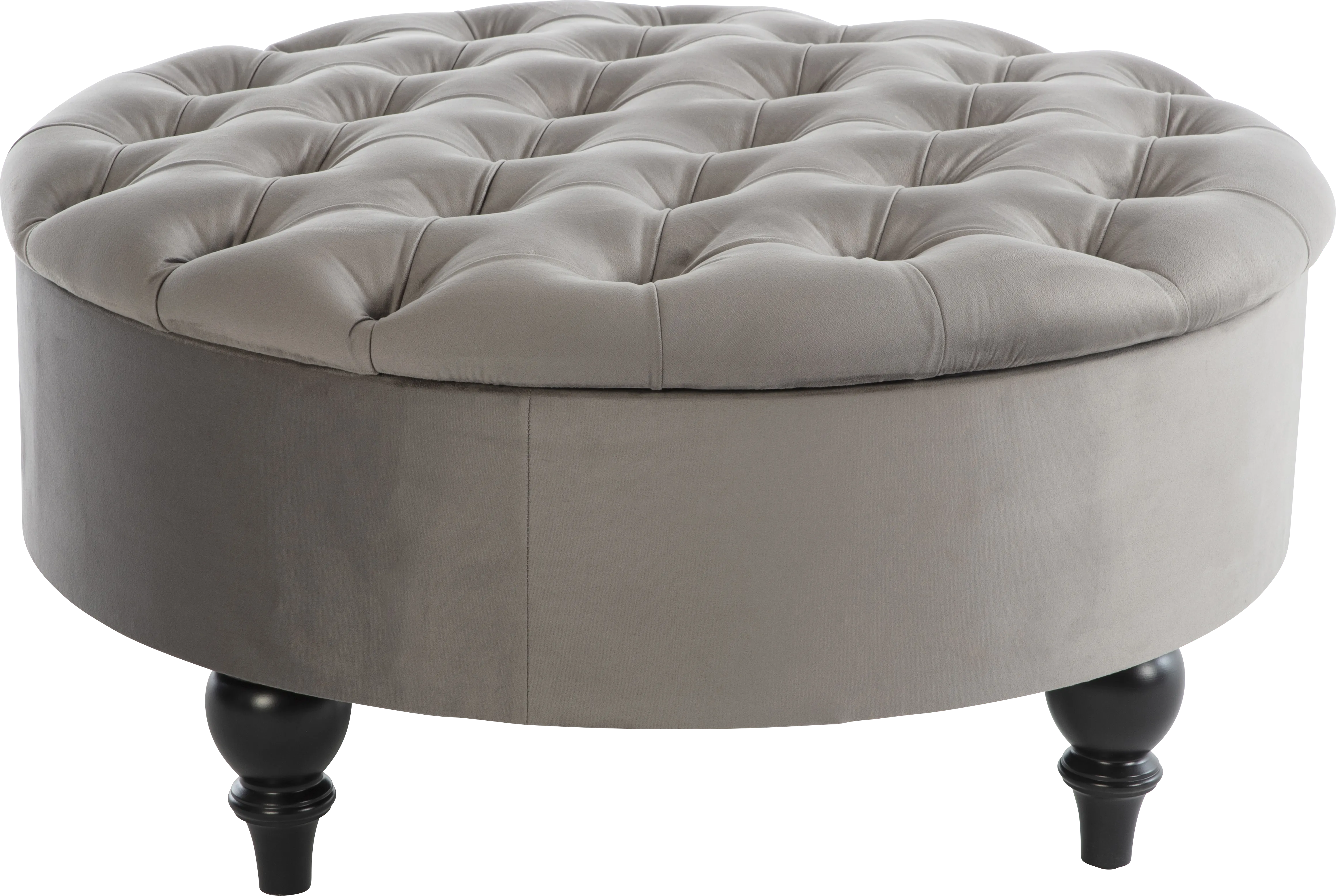Walport Gray Accent Ottoman - Thumbnail - Image 1