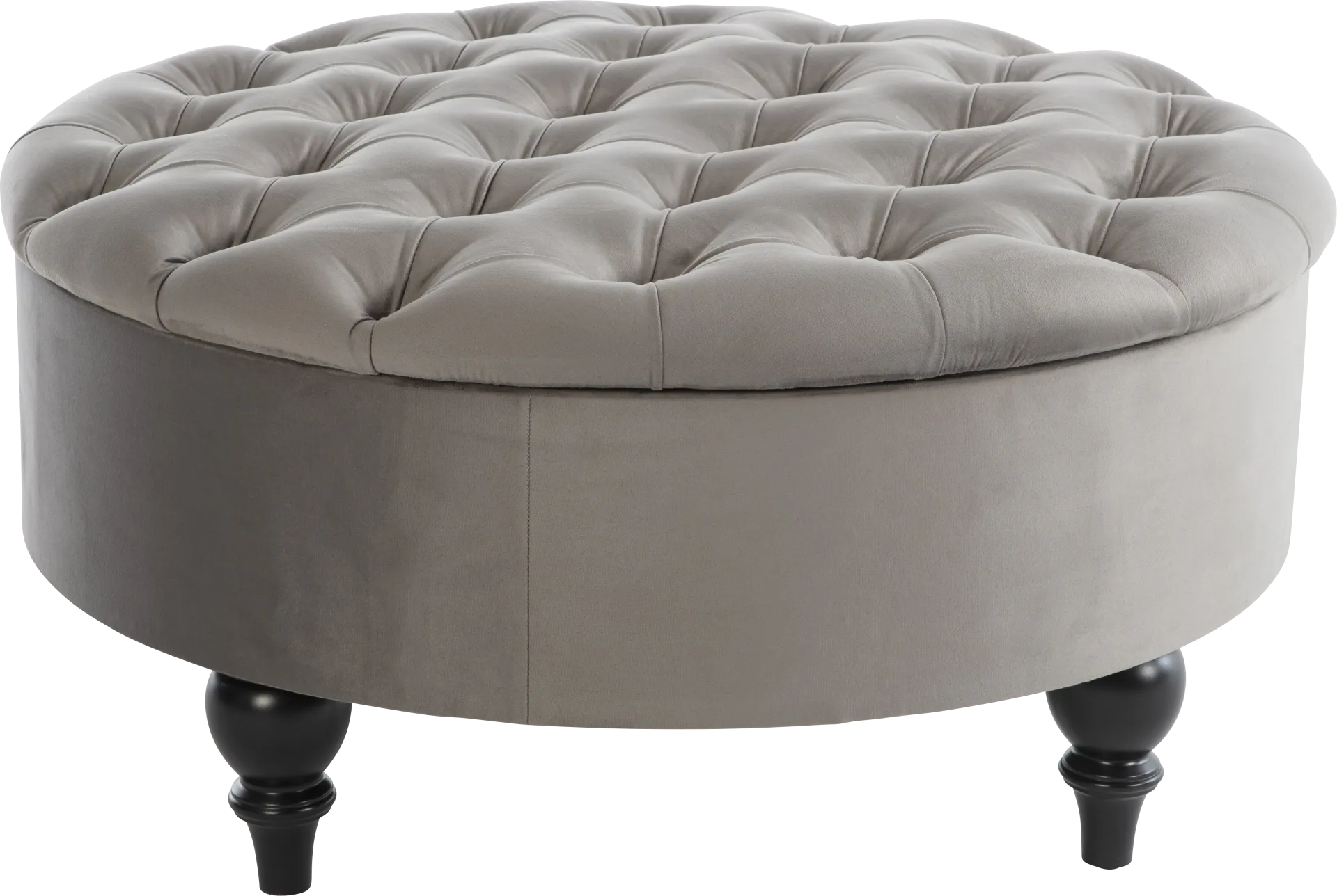Walport Gray Accent Ottoman - Image 1