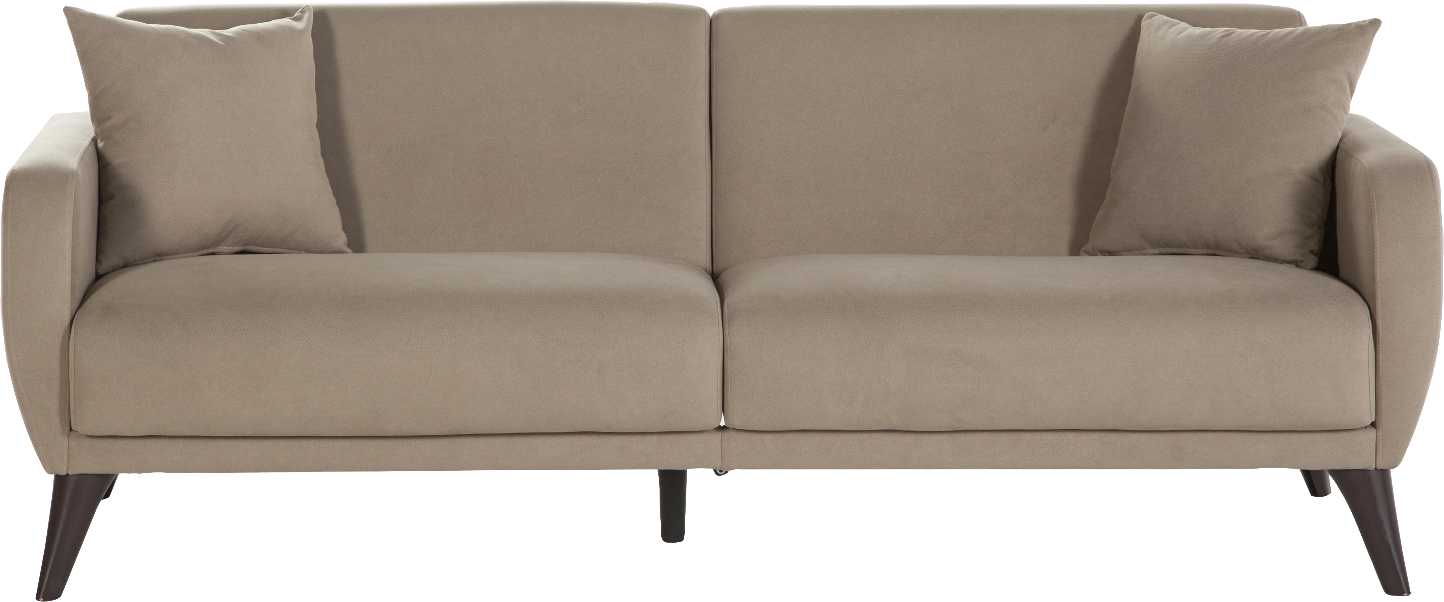 Tusico Taupe Sleeper Sofa - Thumbnail - Image 1