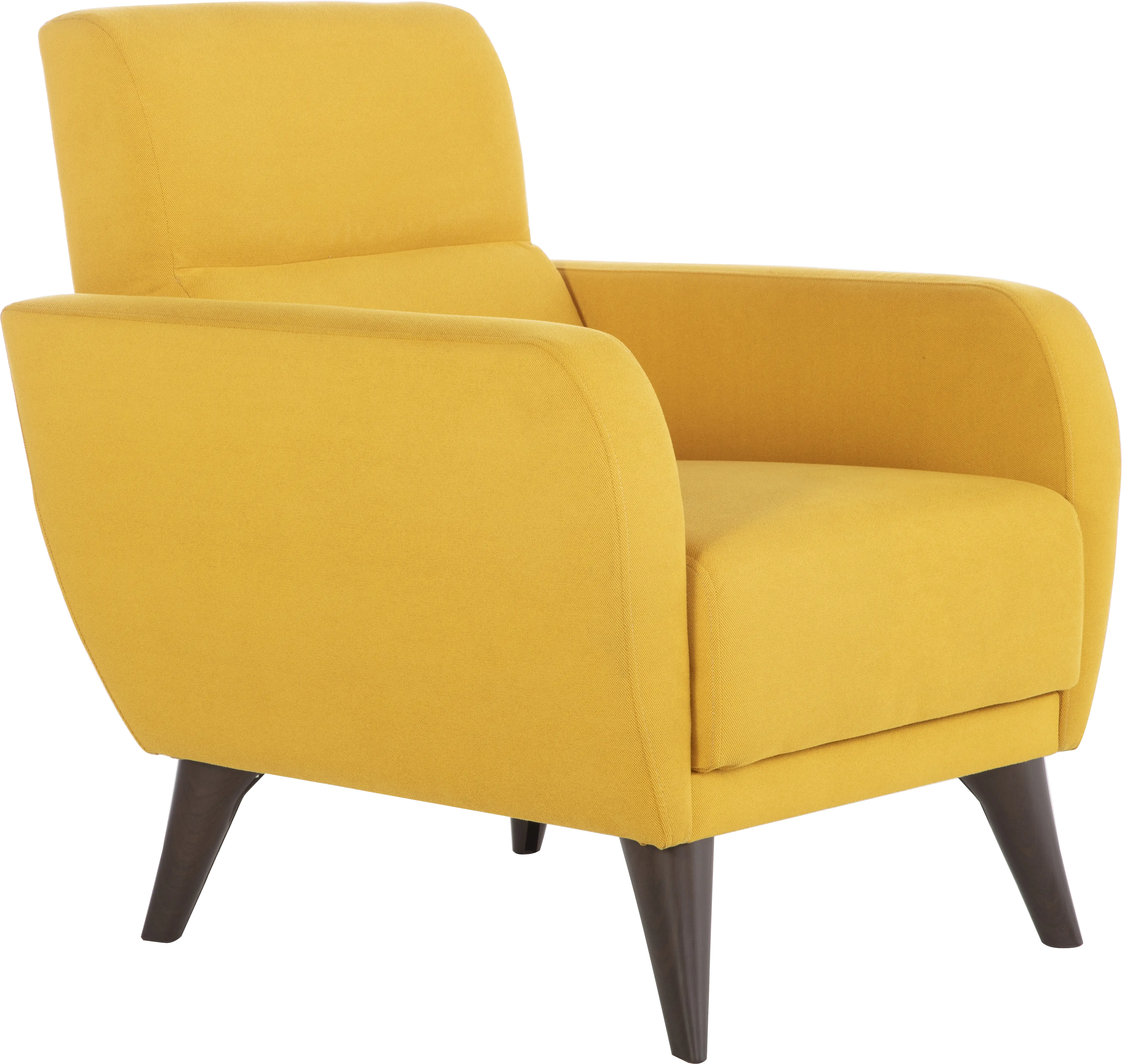 Trysail Yellow Accent Chair - Thumbnail - Image 1
