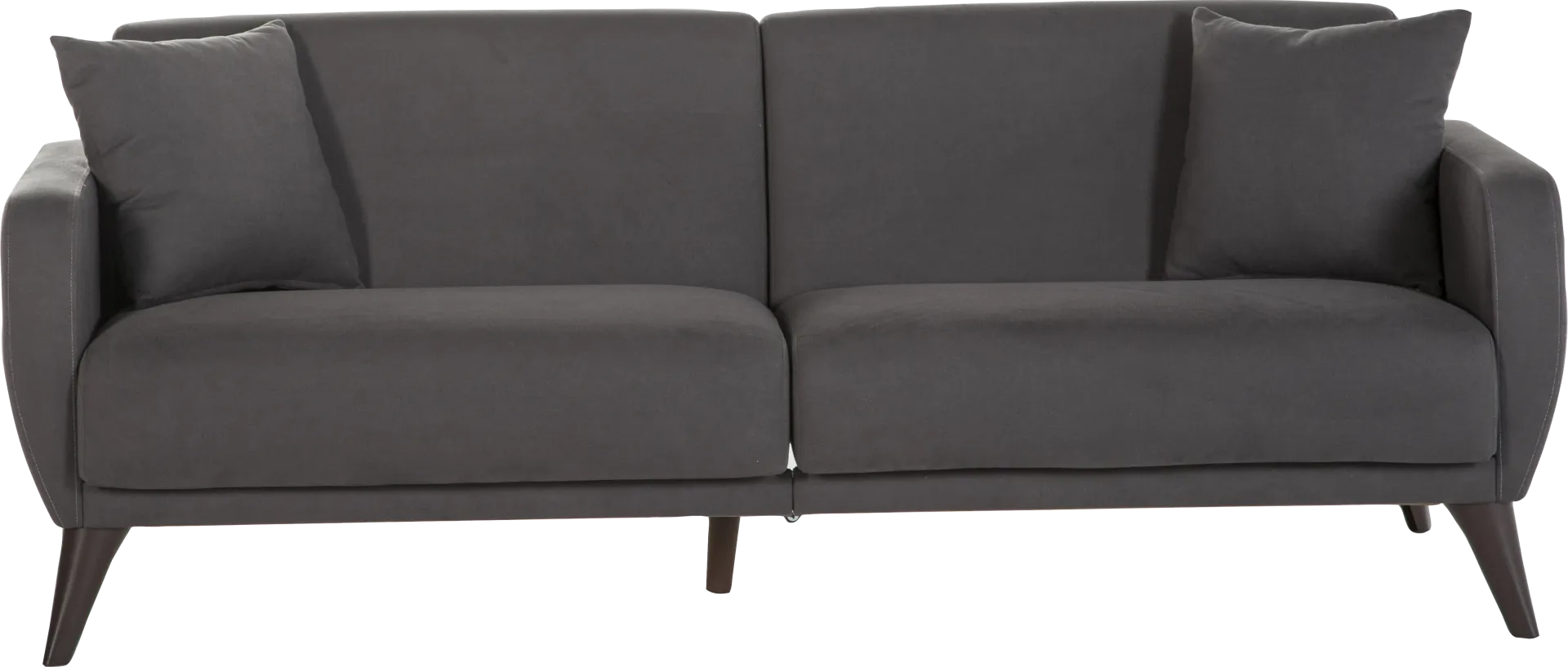 Tusico Charcoal Sleeper Sofa - Image 1