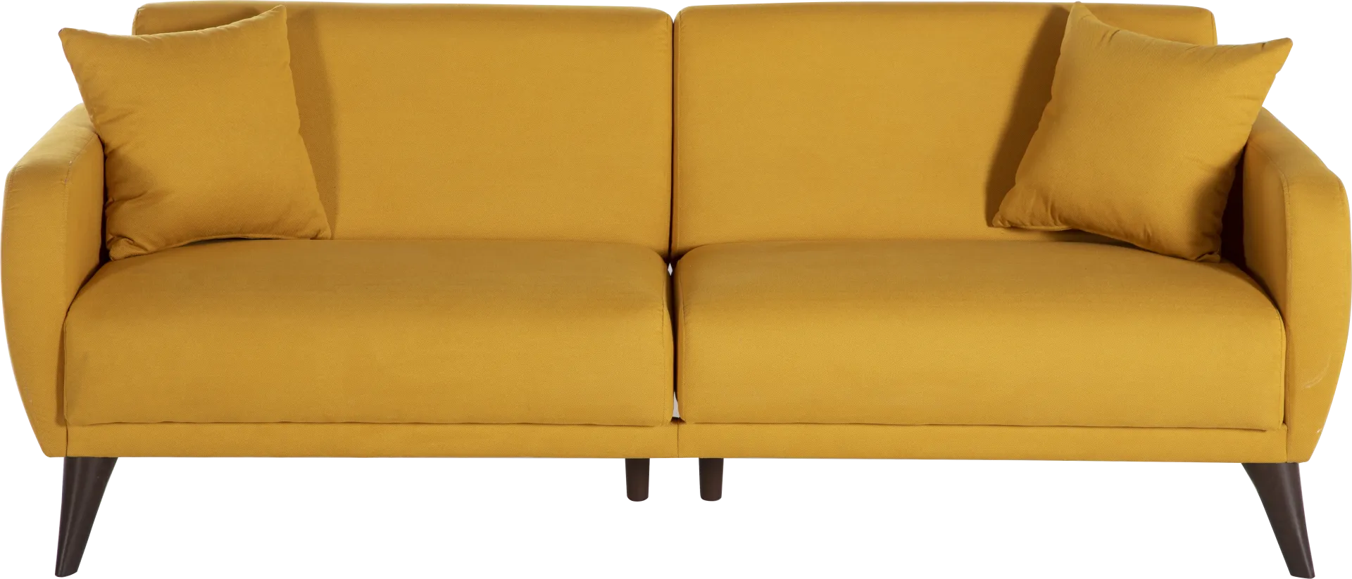 Tusico Yellow Sleeper Sofa - Image 1