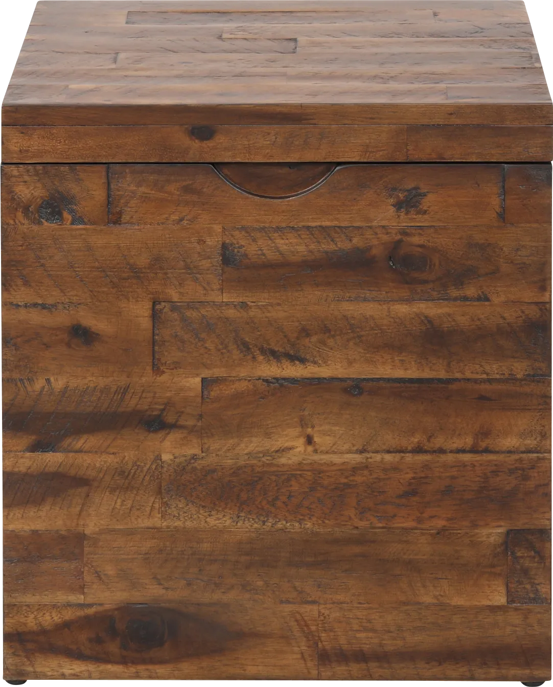 Eclanens Dark Brown Storage Trunk - Thumbnail - Image 1
