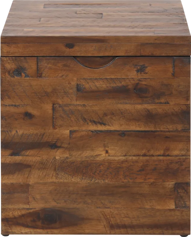 Eclanens Dark Brown Storage Trunk