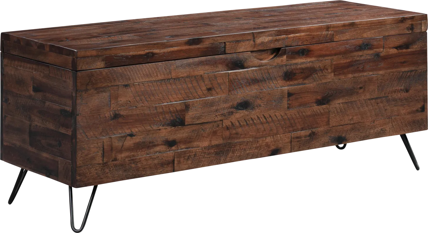 Athalien Brown Storage Bench