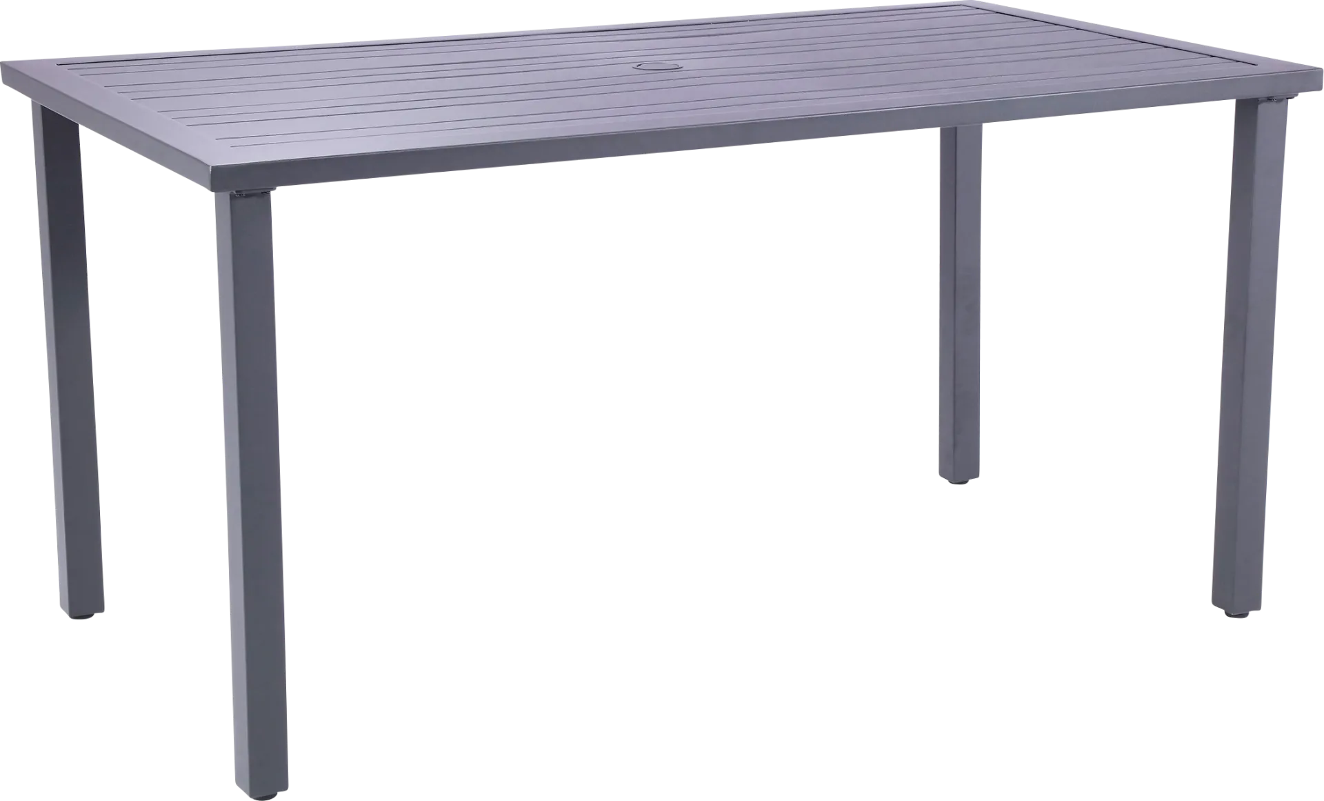 Outdoor Miloen Rectangular Black Dining Table - Image 1