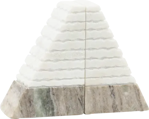 Frostbrook White Bookends