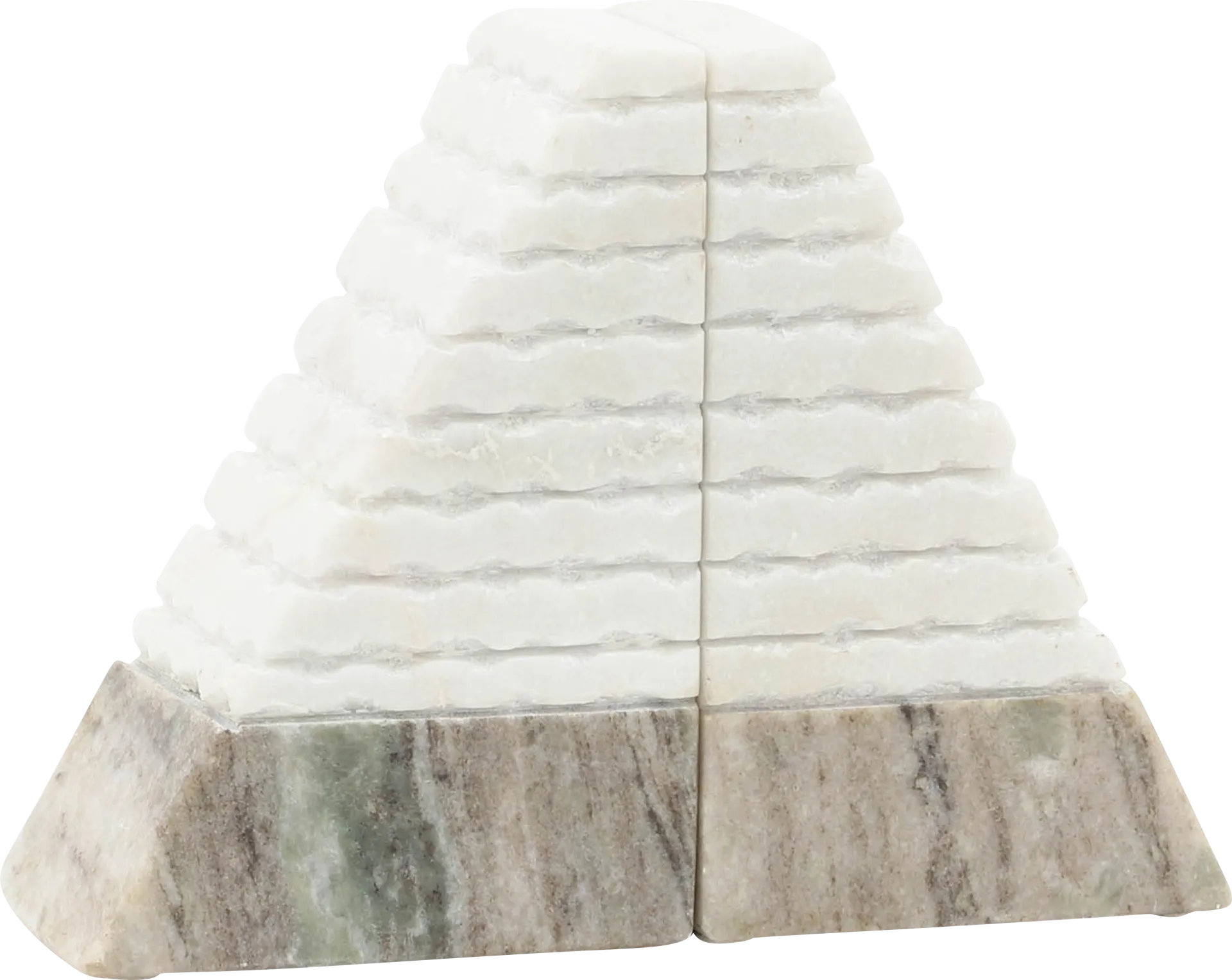 Frostbrook White Bookends - Image 1